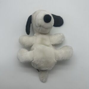 Vintage Snoopy Pajama Bag 1968 1969 Peanuts Plush Zipper Back United Feature
